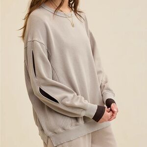 Aerie Très Chic Keyhole Sweatshirt